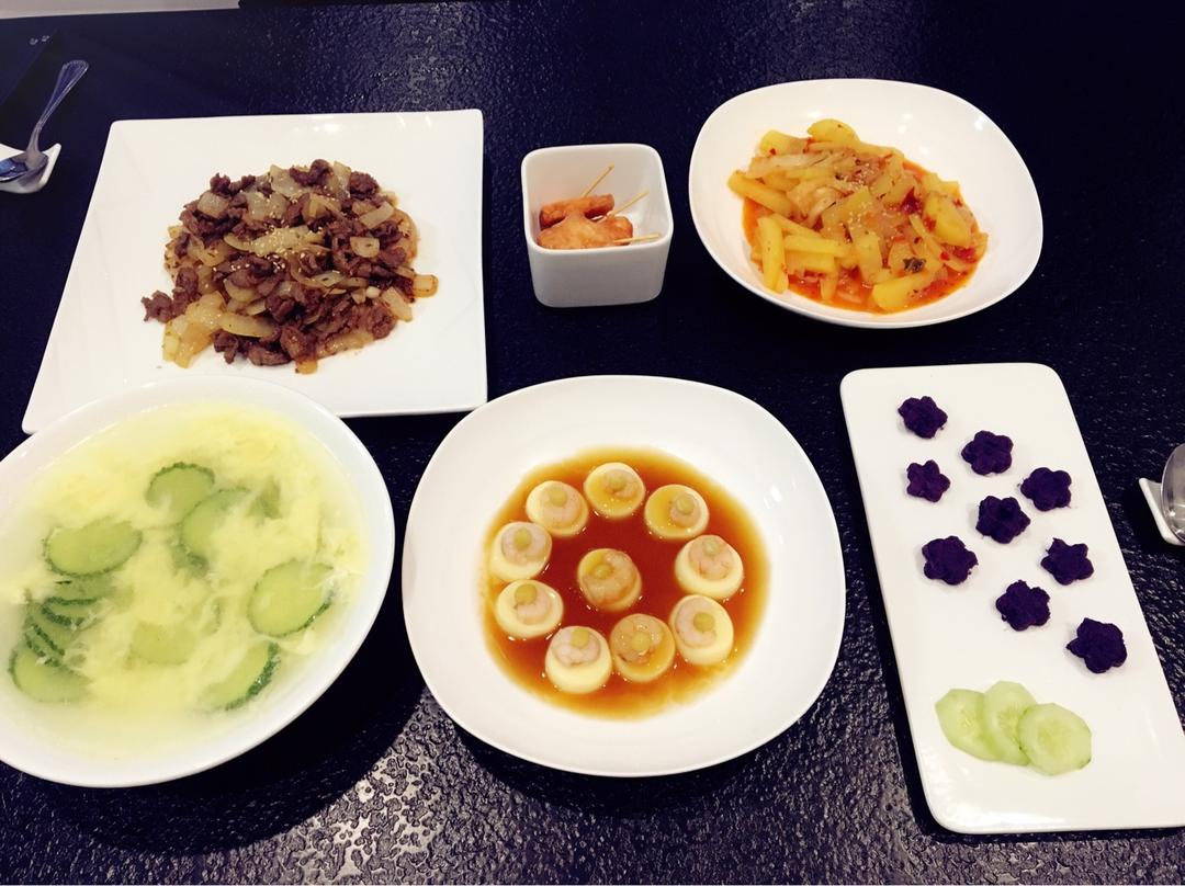 日本豆腐蒸虾仁