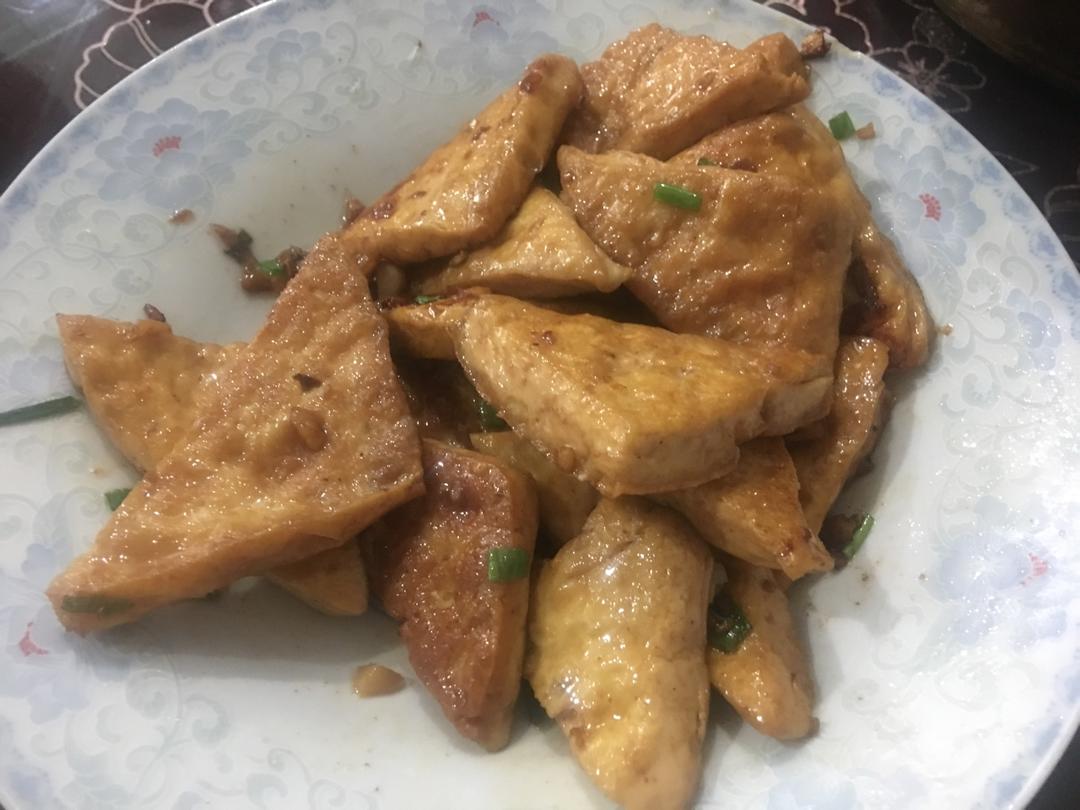 外酥里嫩的煎豆腐