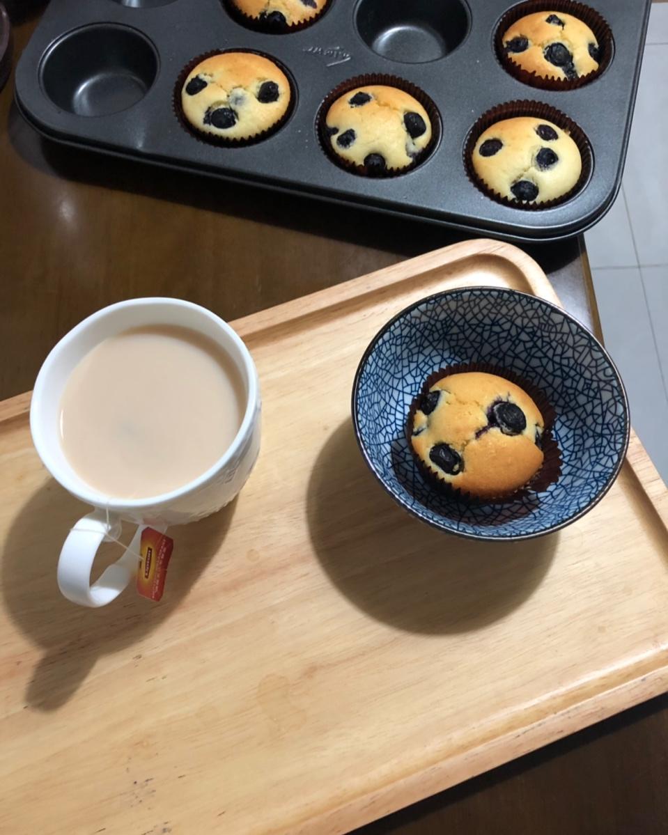 超好吃的蓝莓麦芬