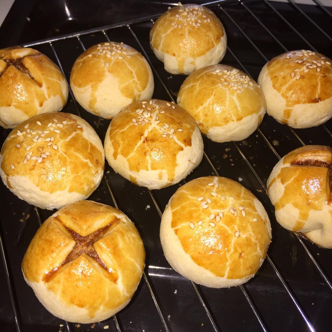 不用揉出膜、不用醒面就能酥掉渣的中式酥皮点心