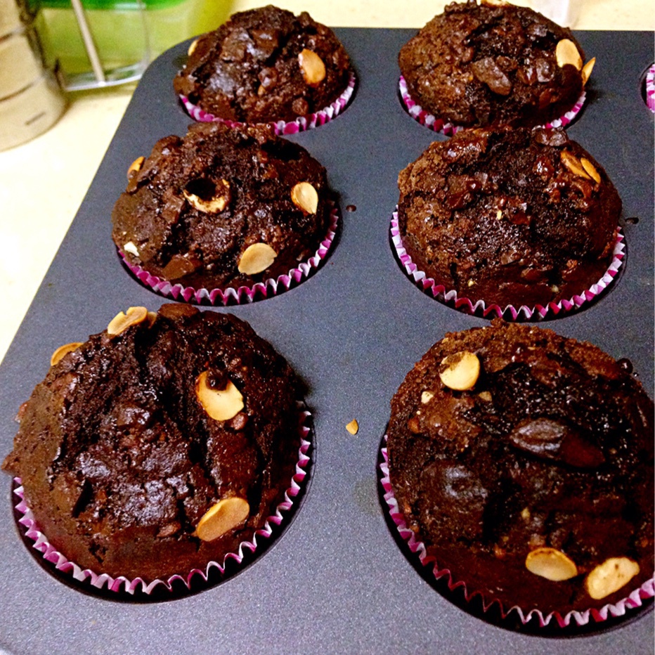 浓情巧克力摩卡马芬<Chocolate Espresso Muffins>