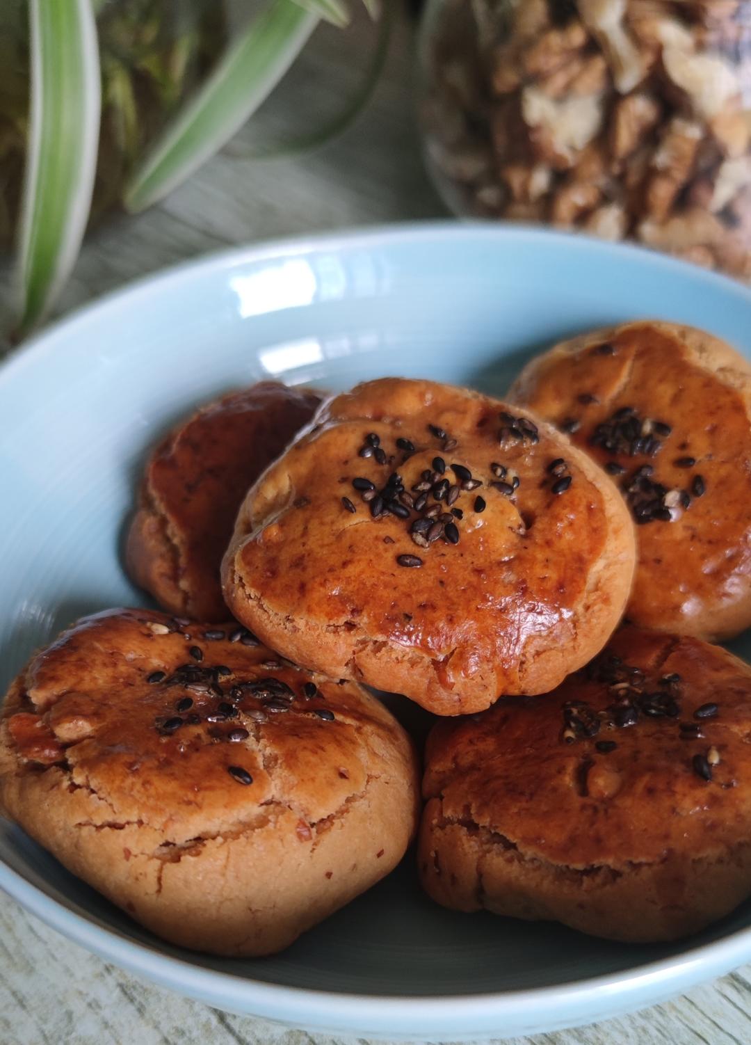 酥掉渣的核桃酥🍪零基础，超简单
