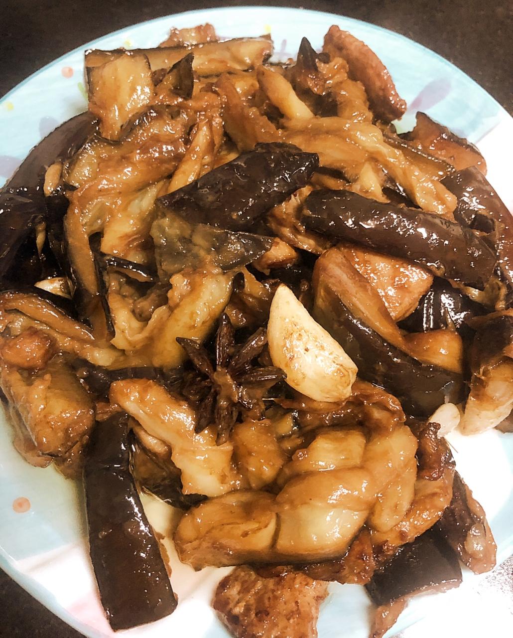 老丁的私房菜-油焖茄子