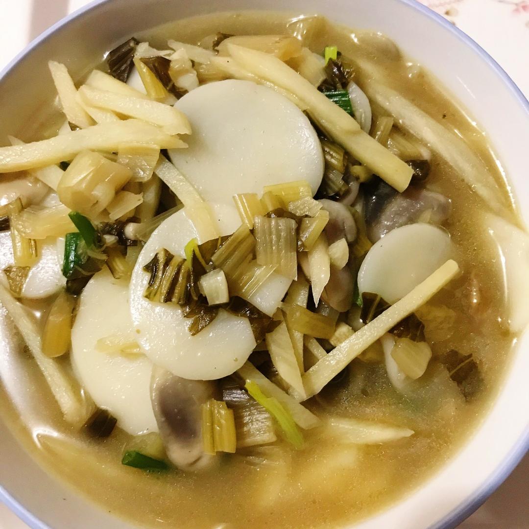 【咸菜冬笋汤年糕图片】╰◇◆无理取闹,_下厨房