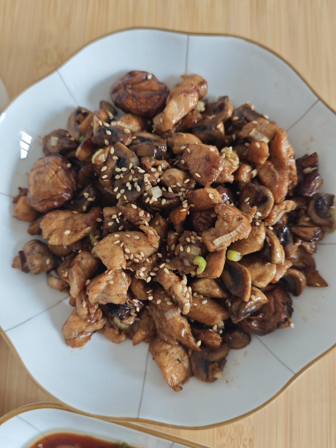 口蘑鸡胸肉
