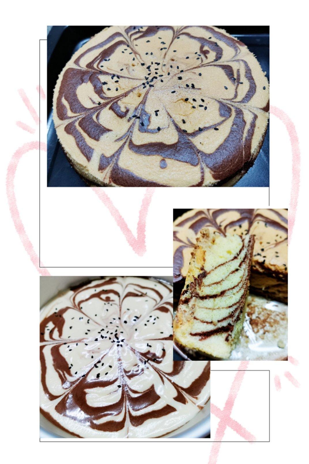 斑马纹戚风蛋糕