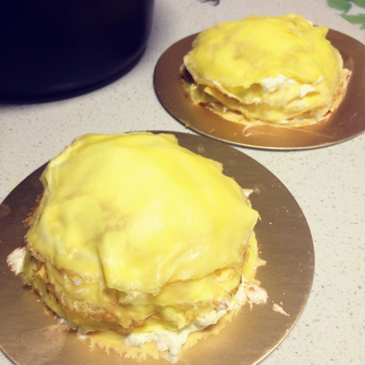 芒果千层蛋糕，100%成功告别煎皮无能