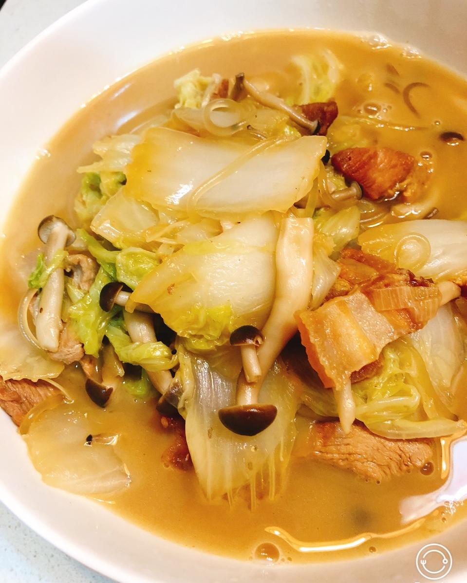 猪肉白菜炖粉条