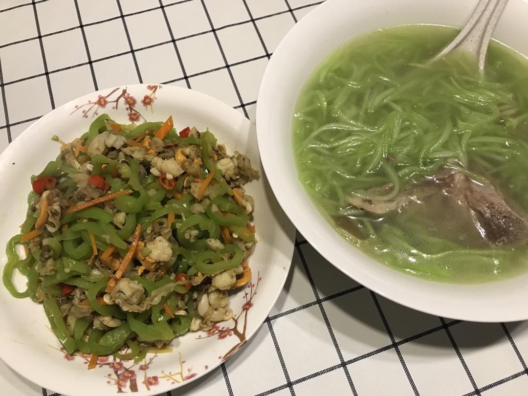 拌米饭賊好吃——扇贝肉炒辣椒