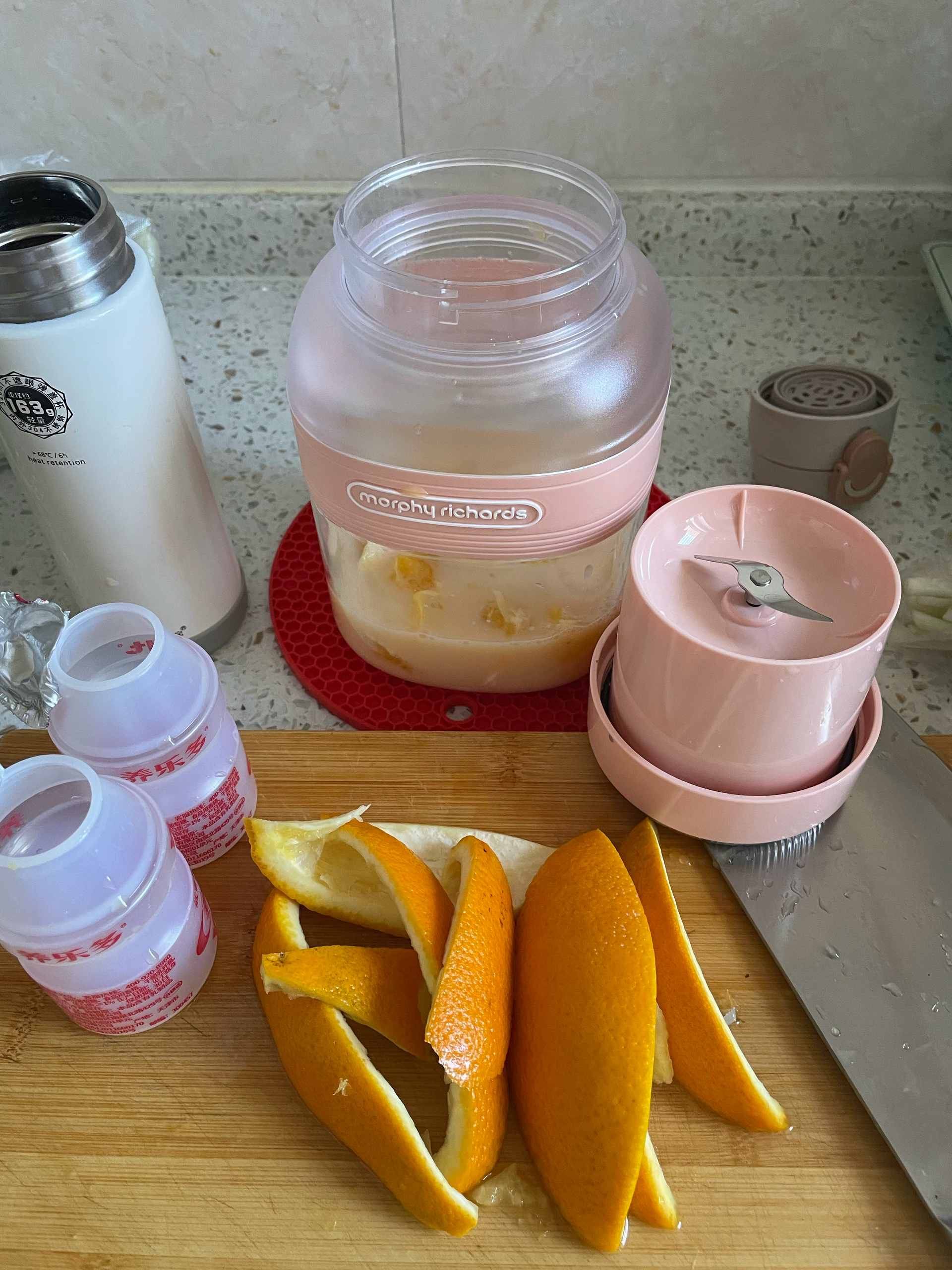 火龙果香焦汁的做法 步骤8