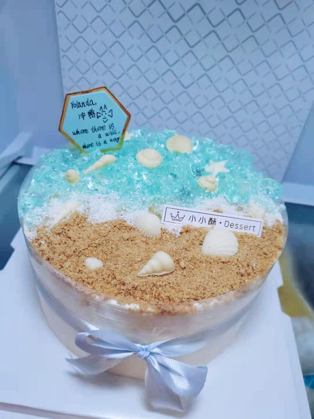 【零失败】不会裱花没关系的水果裸蛋糕 芒果裸蛋糕 完美戚风胚