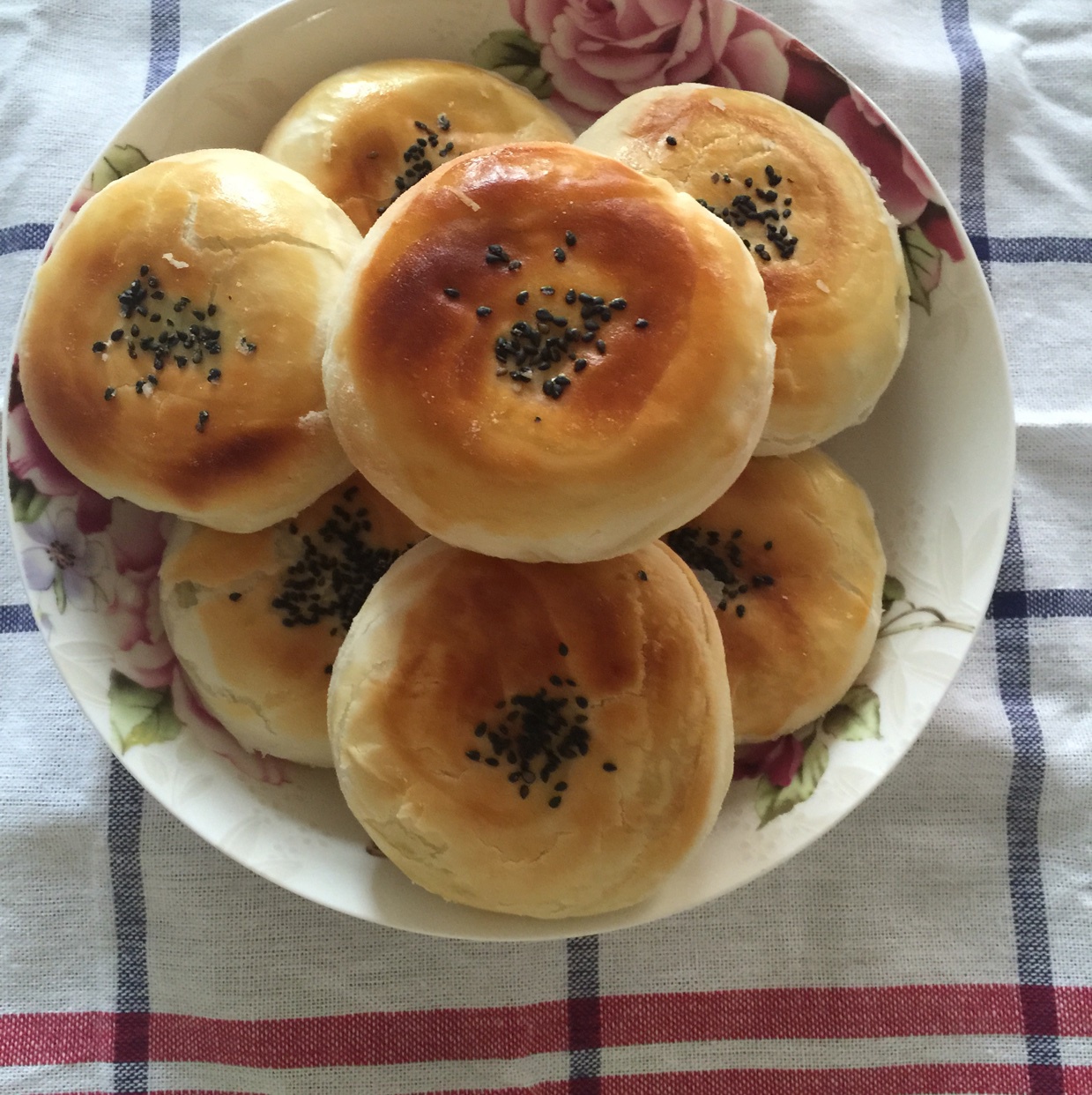 红豆馅酥饼