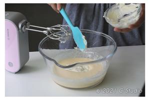ins爆浆蓝莓奶酥芝士蛋糕（健康零添加）的做法 步骤10