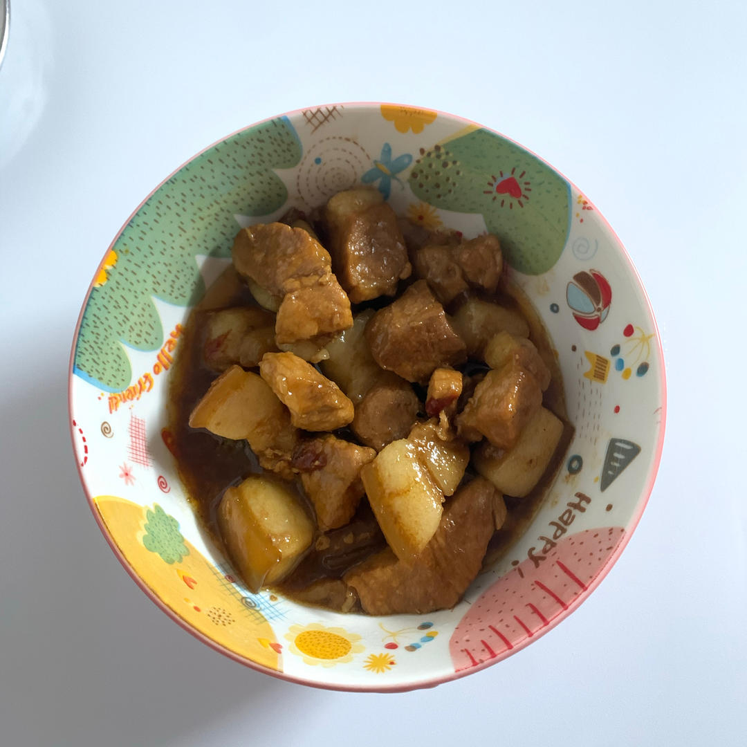 懒人适当吃红肉-电饭煲红烧肉