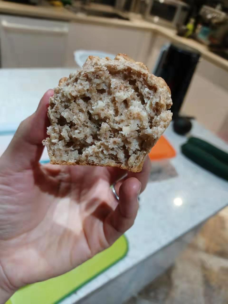健康版蓝莓全麦燕麦玛芬