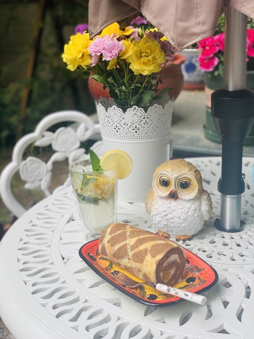 超萌长颈鹿蛋糕卷