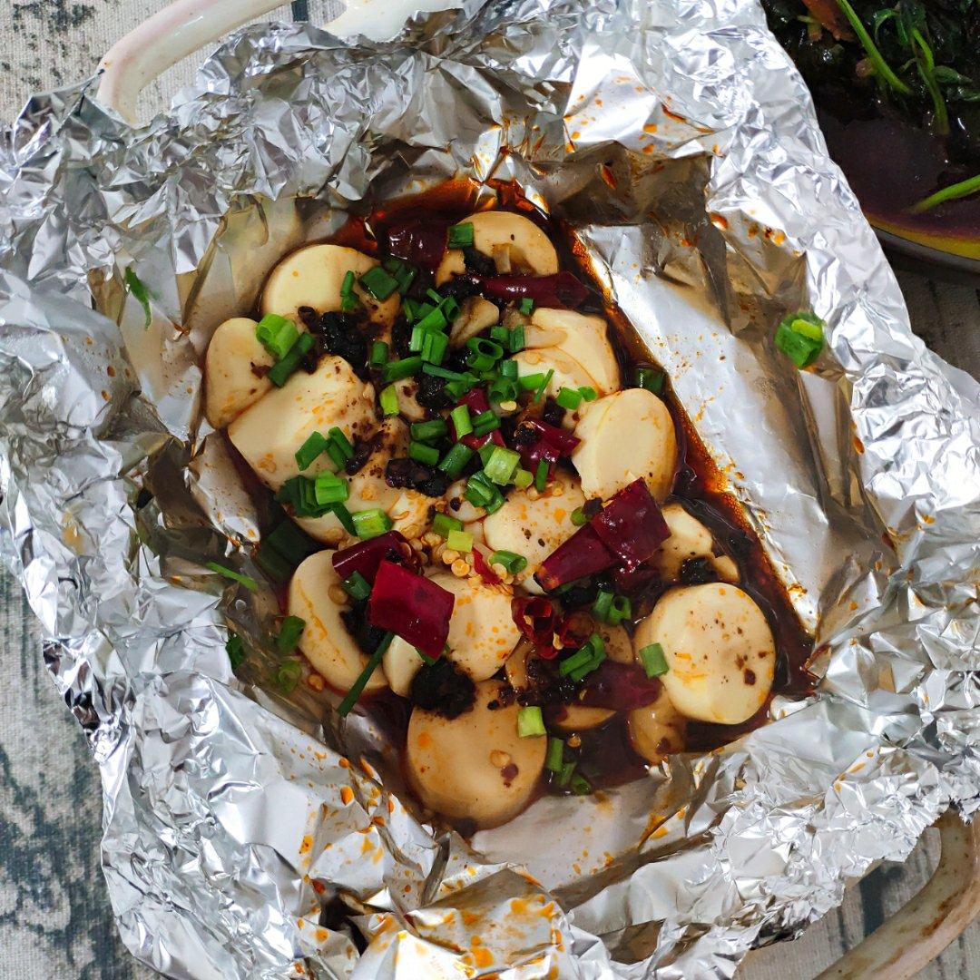 锡纸烤日本豆腐