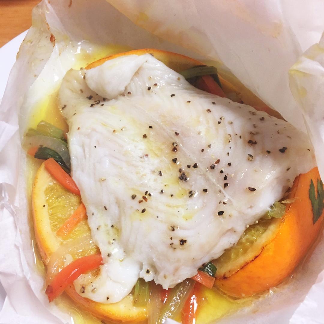 橙香纸包鱼「碧浪净享简单锋味」