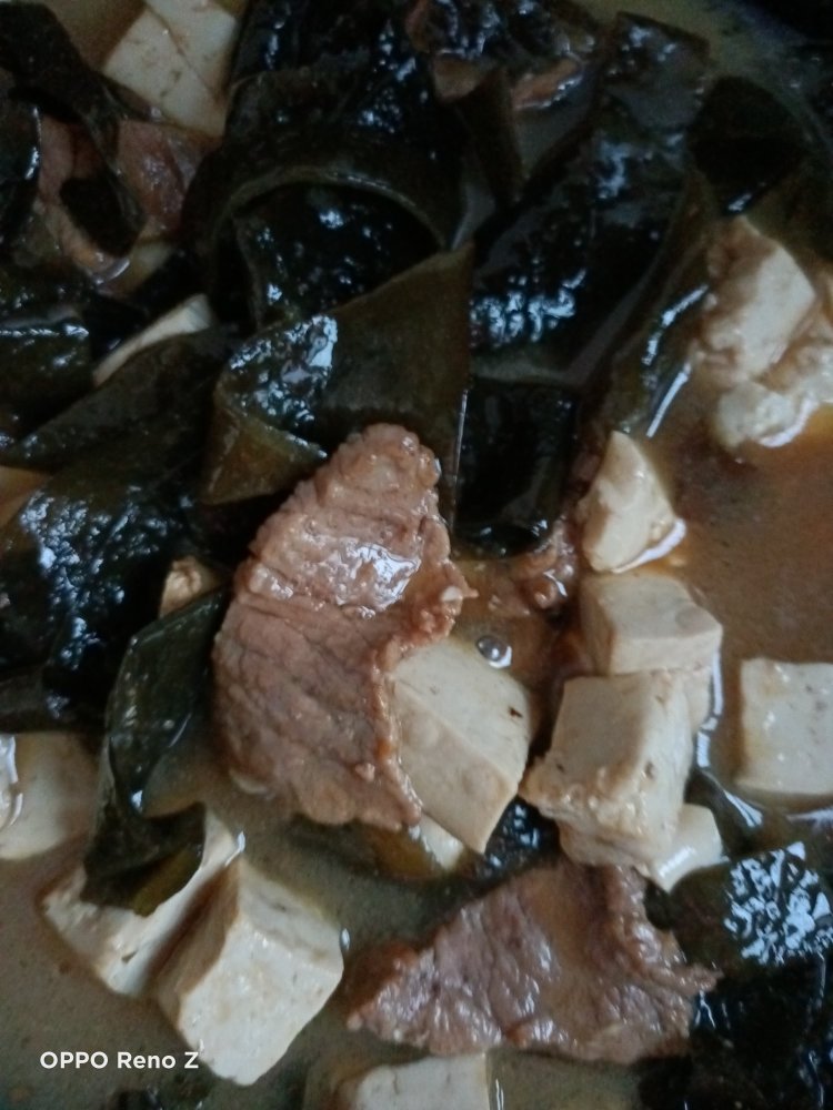 牛肉海带豆腐汤