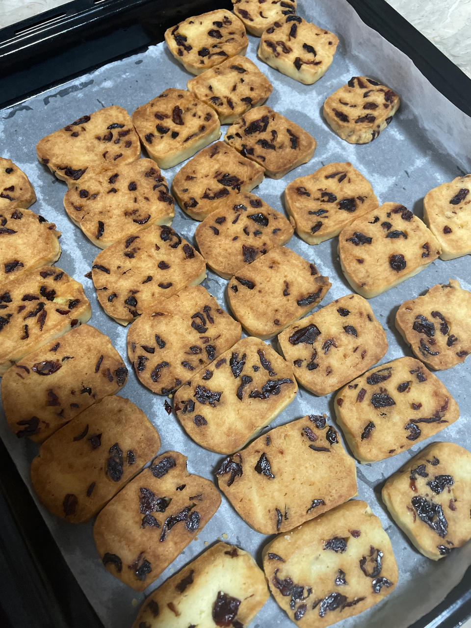 低糖少油版蔓越莓饼干