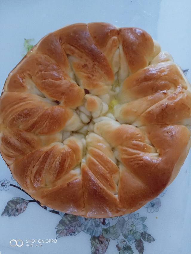 手撕千层花朵面包