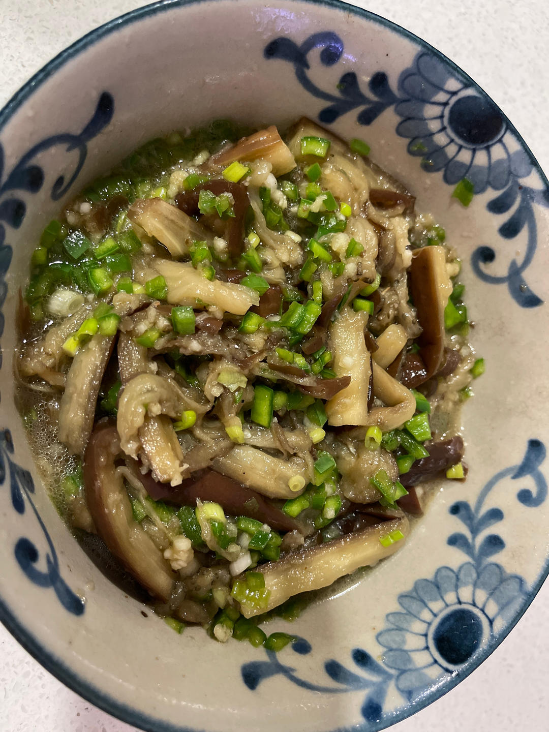 蒜泥茄子（蒸）