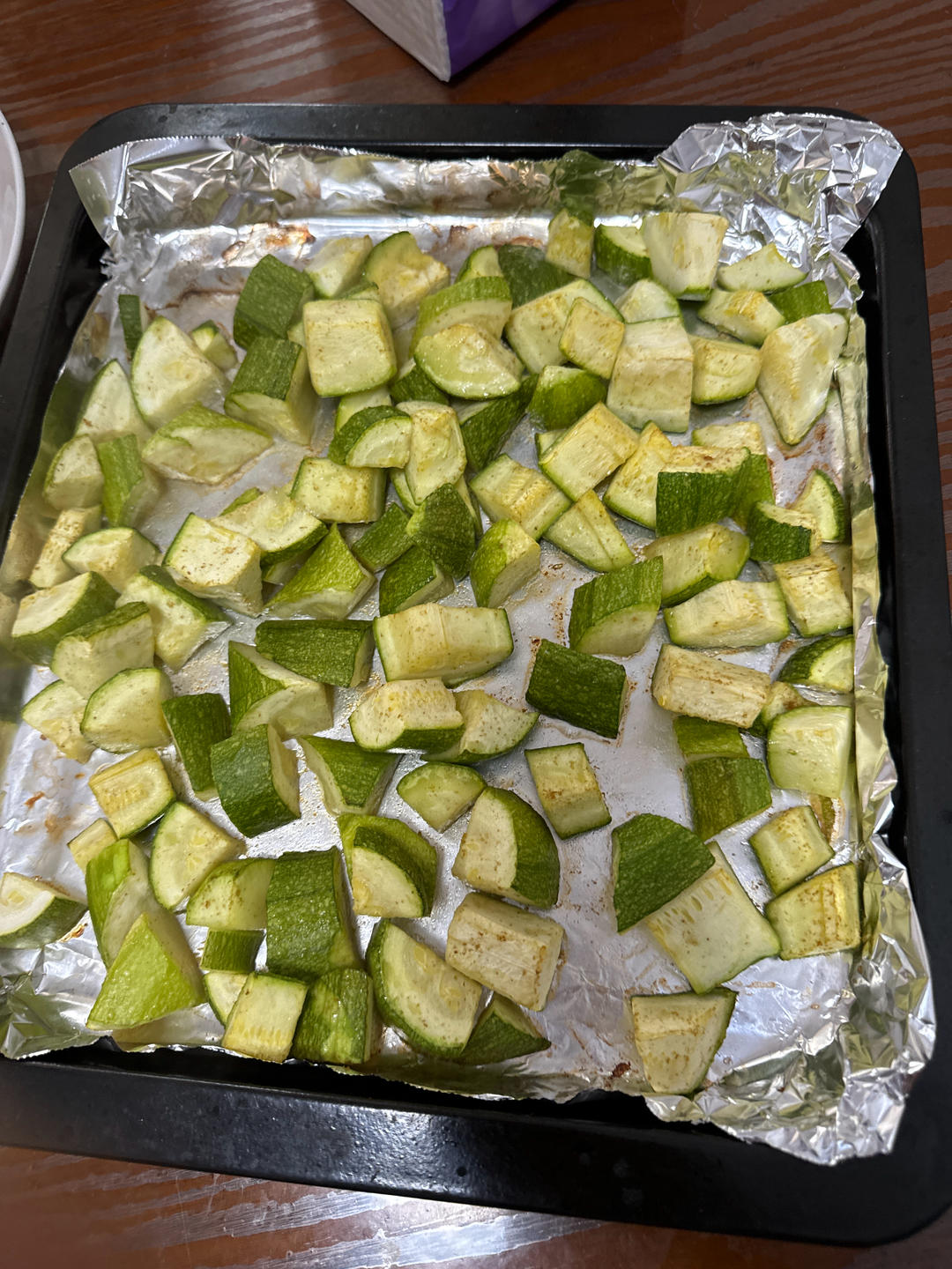 空气炸锅烤西葫芦