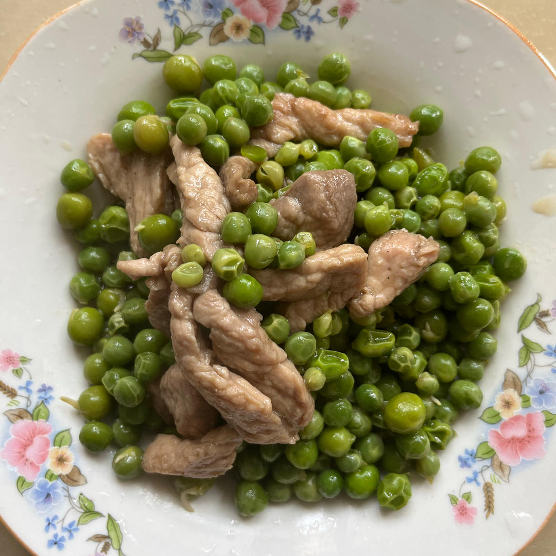 豌豆炒肉末