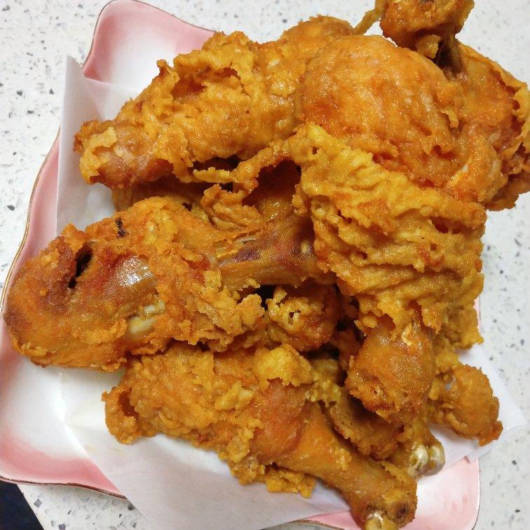 不用炸鸡粉也可以炸出酥脆炸鸡腿