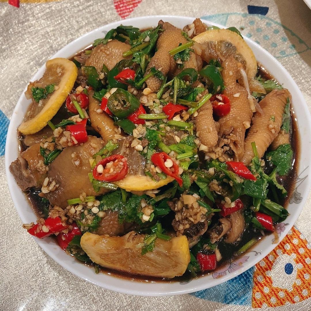 【柠檬酸辣凤爪】