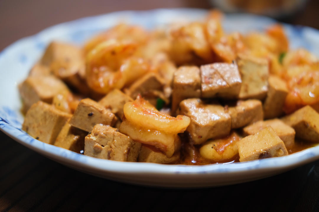虾仁豆腐