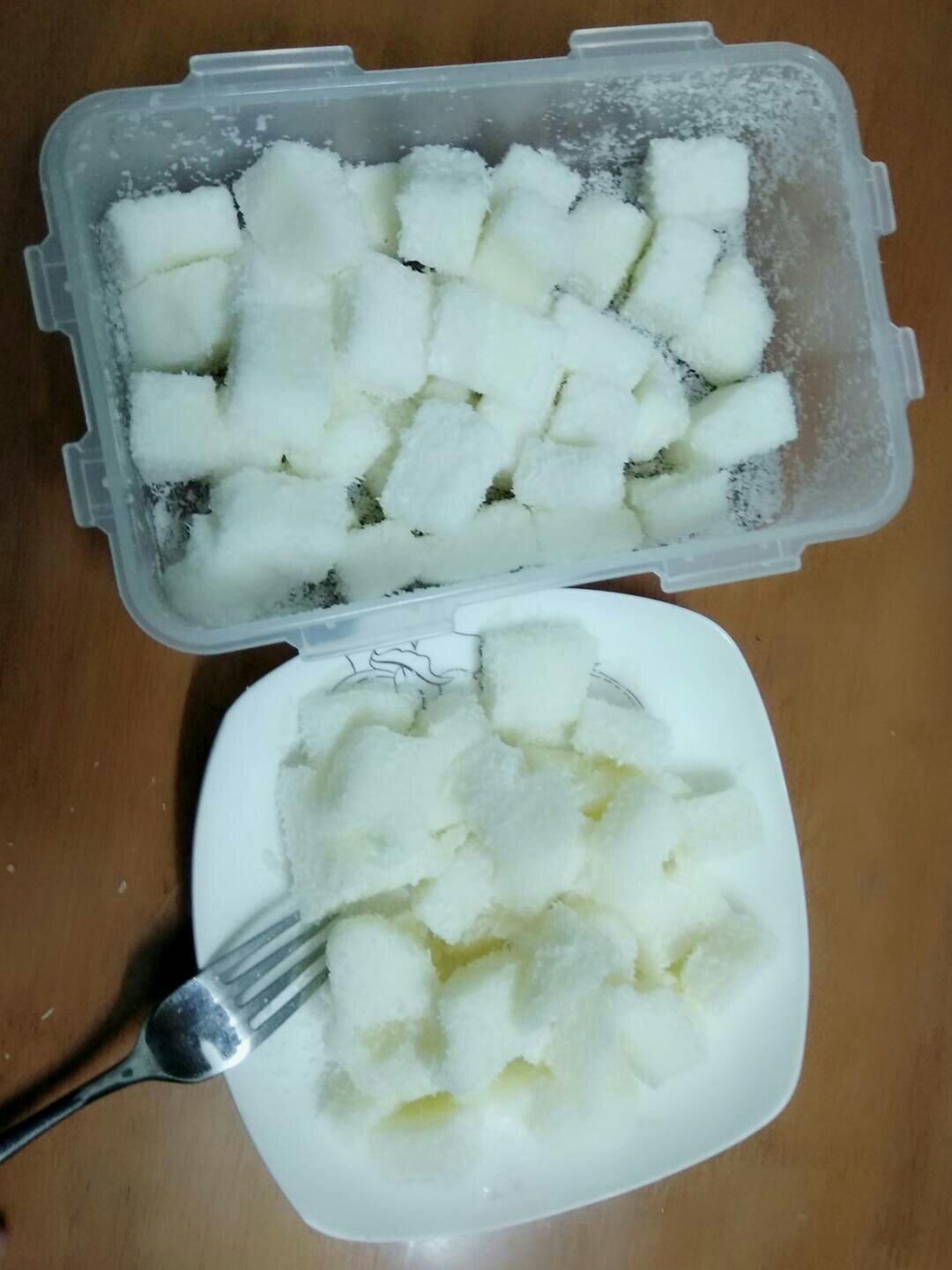 太棒啦！1个方子，做出2道口味一流的甜品！——椰奶小方&炸鲜奶