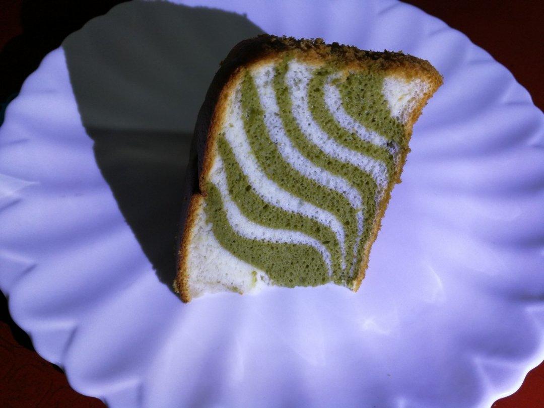 绿斑马戚风蛋糕