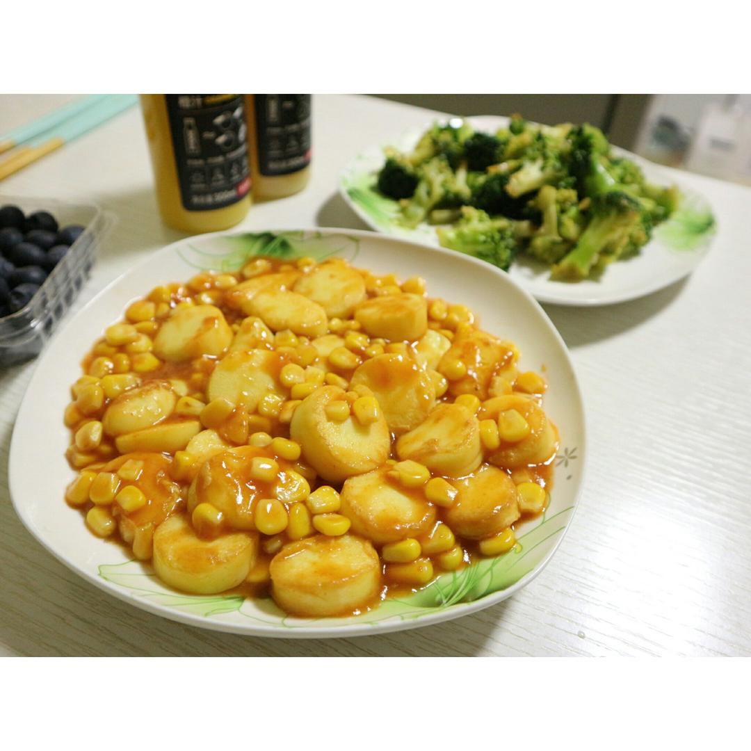 酸甜酱煎日本豆腐