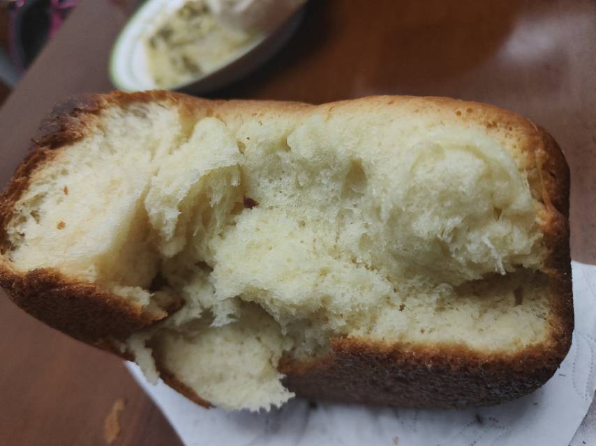 柏翠面包机-超软拉丝吐司面包一次性发酵