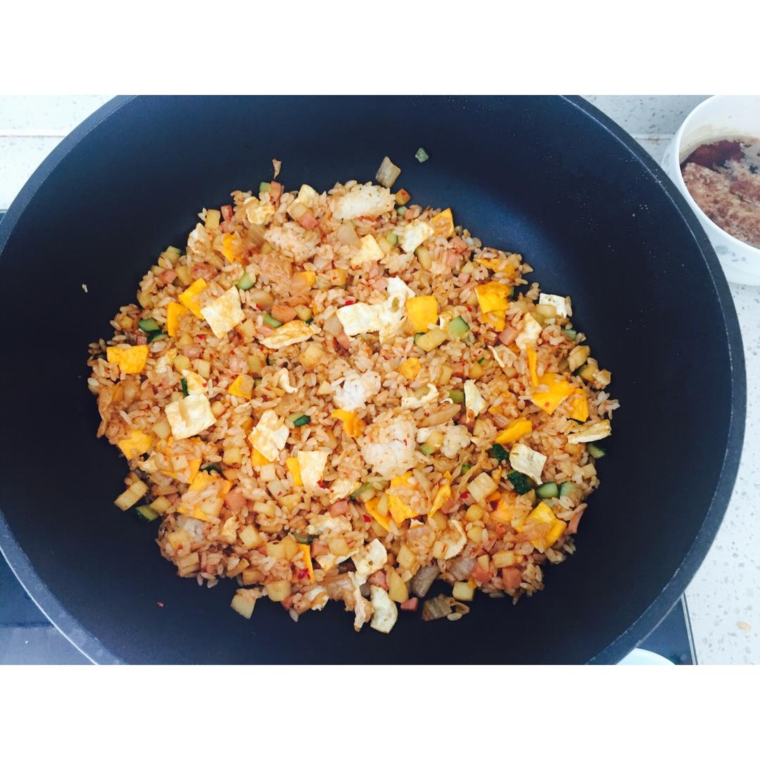 辣白菜炒饭