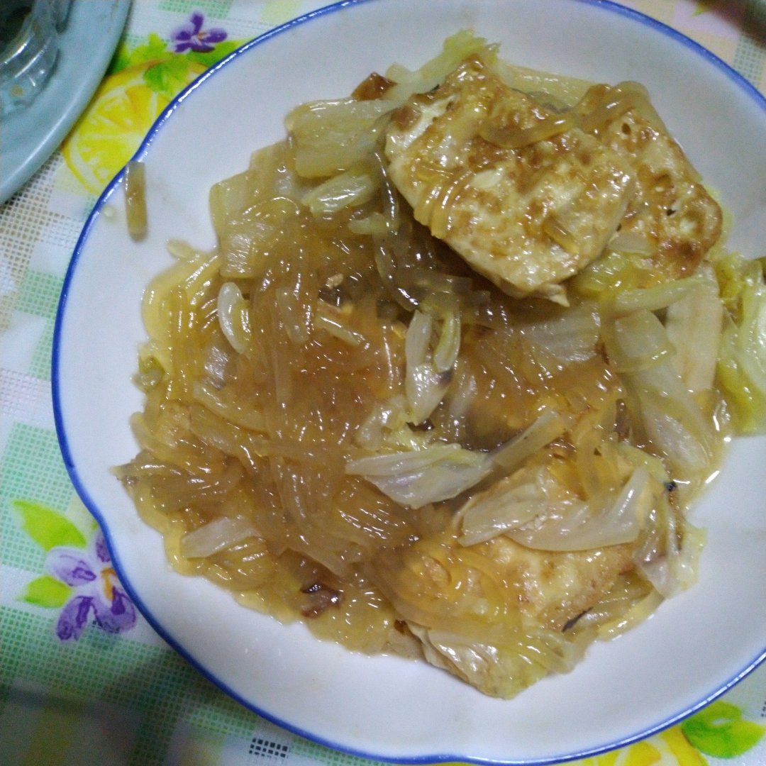 白菜粉条炖豆腐