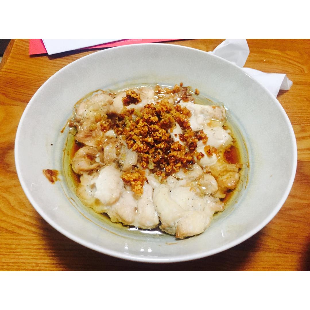 蒜蓉蒸鸡胸（鸡腿）