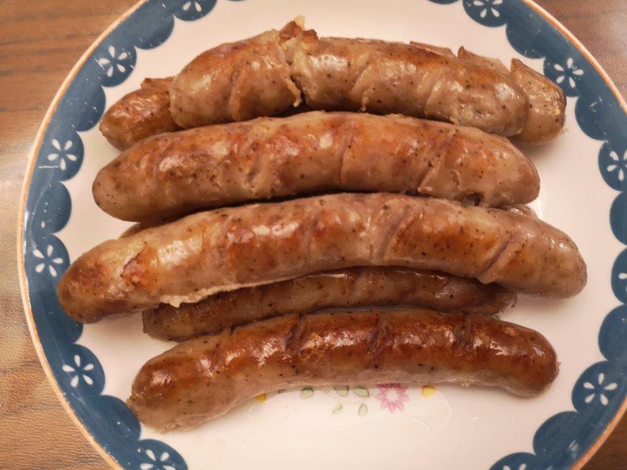 🐷自制黑椒脆皮肠（猪肉肠）by pink-rabbit