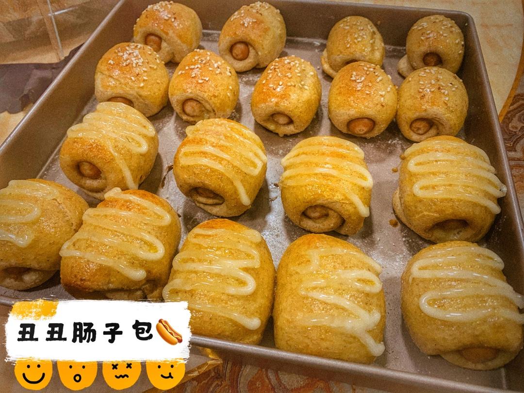 迷你肠仔包(手工揉面)