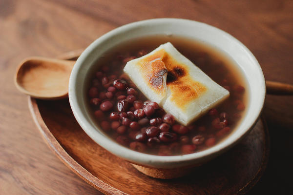 日式麻糬红豆汤