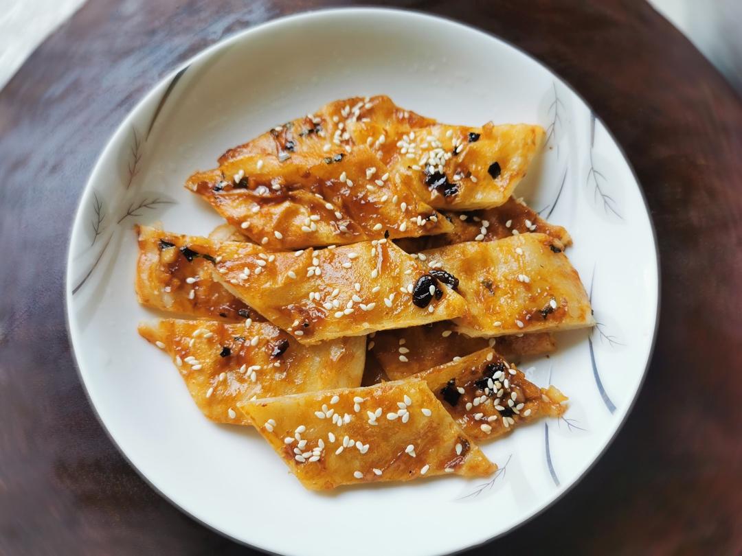 酥的掉渣的酱香饼，老公说都可以开店啦