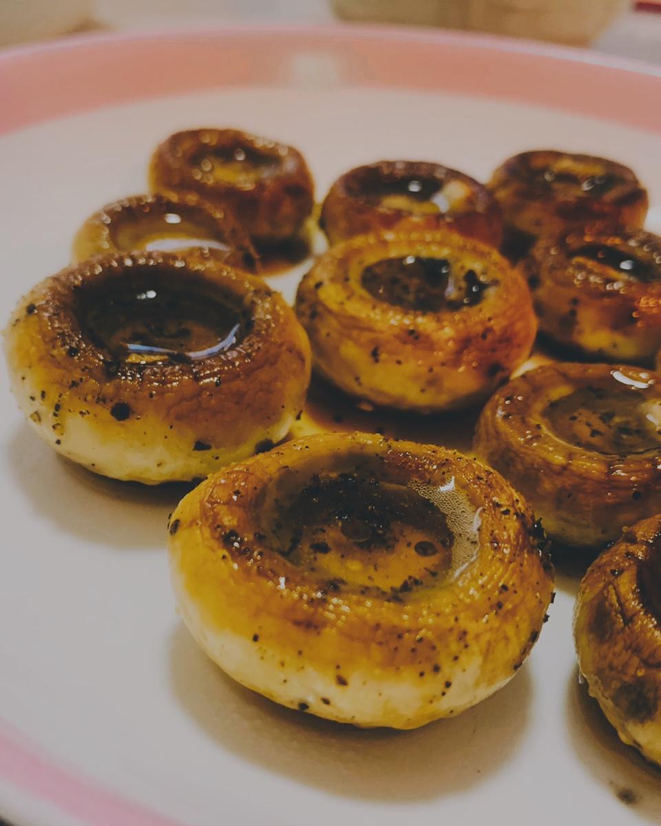 保留最原始鲜味儿的煎口蘑