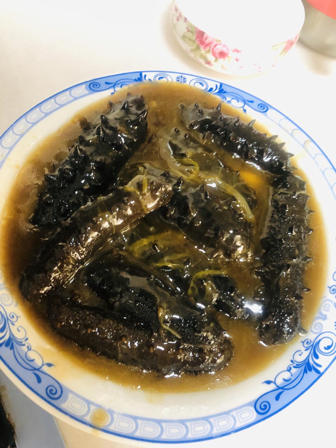 老饭骨葱烧海参