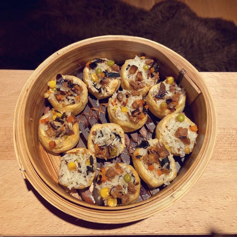 客家糯米豆腐酿