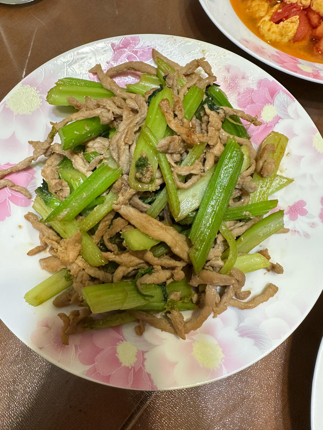 芹菜炒肉丝