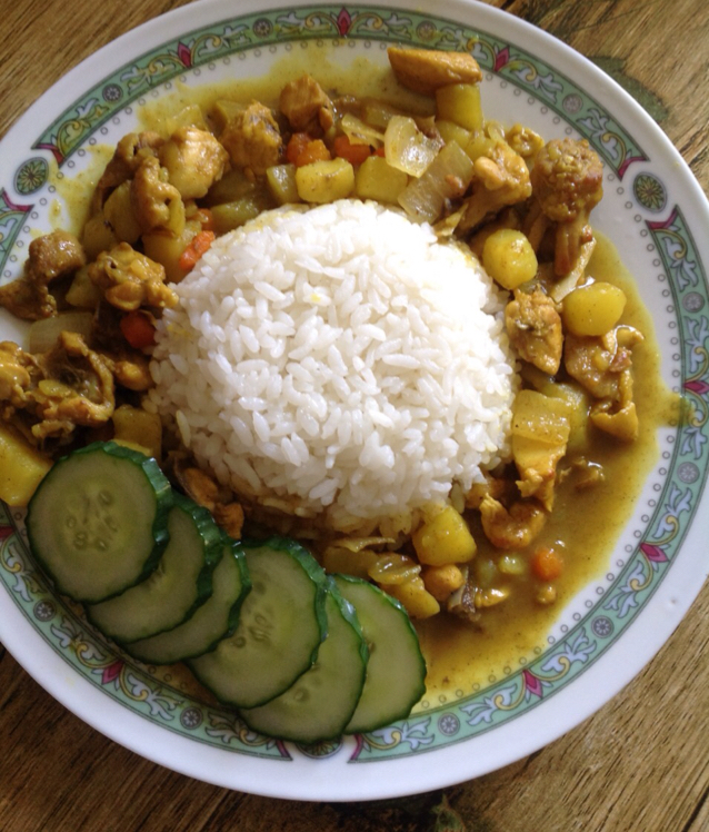 咖喱鸡饭