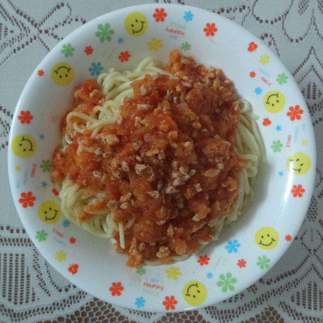 番茄肉酱意大利面