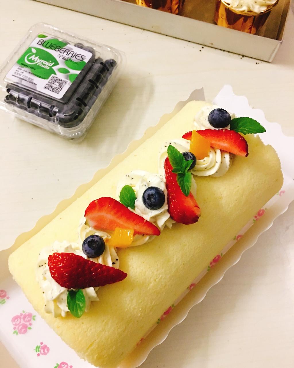 “夏威夷”蛋糕卷（百香果椰芒蛋糕卷）