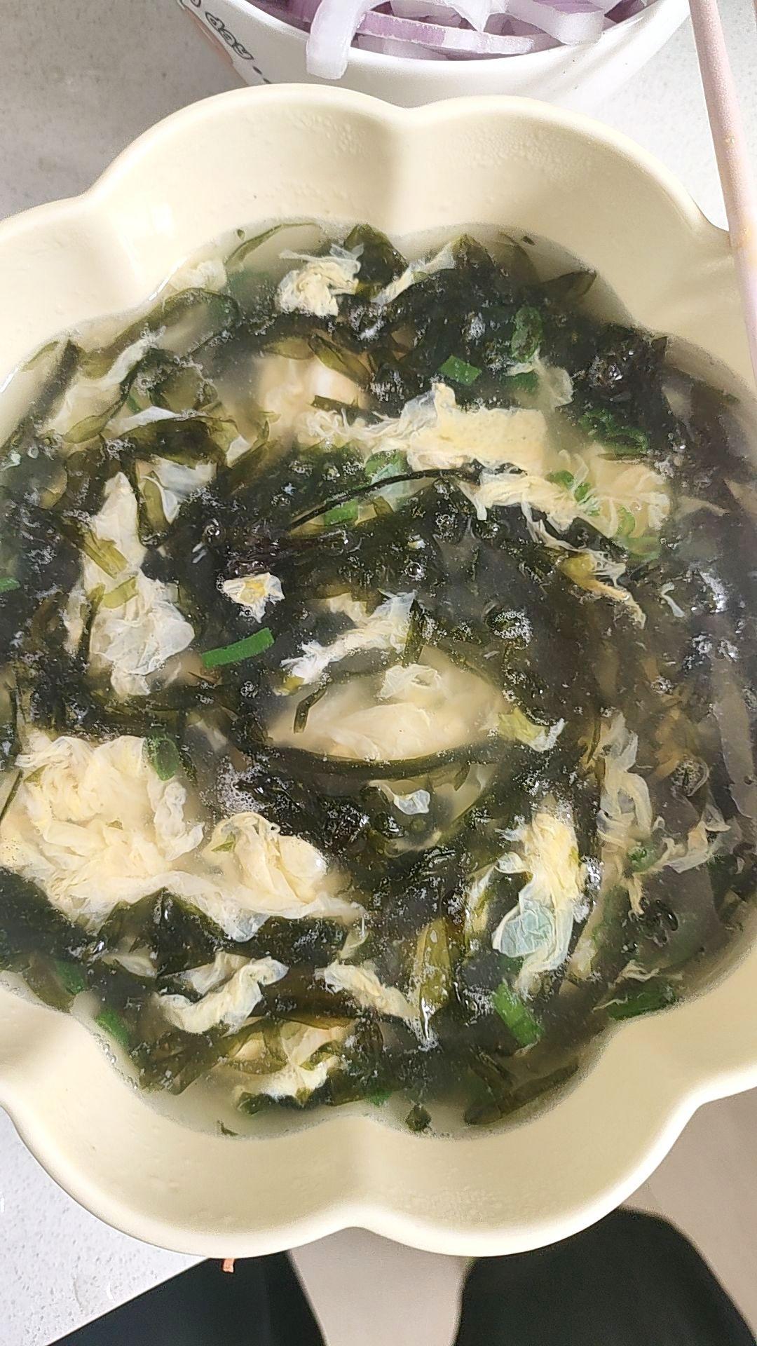 最鲜美好喝的「紫菜蛋花汤」